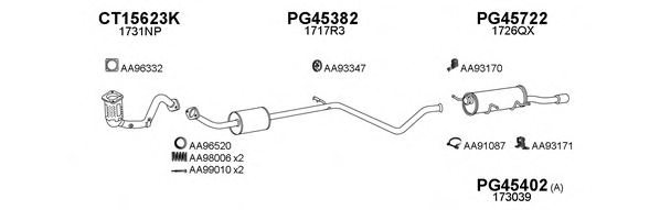 VENEPORTE 450666 Exhaust System